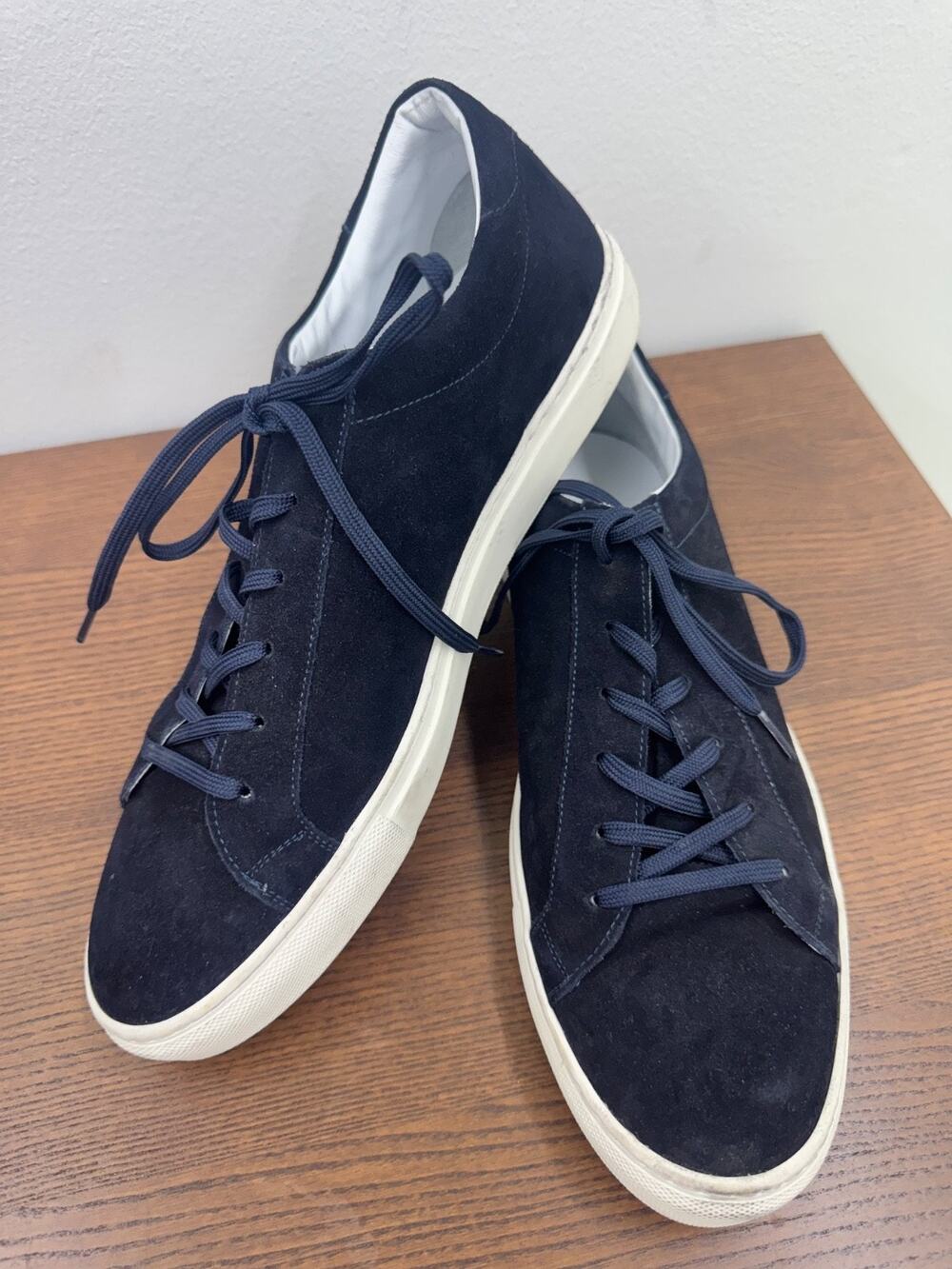 To Boot New York Mccann Sneakers Shoes Blue Lace Up Suede Size 11.5 (SH300THRIFT